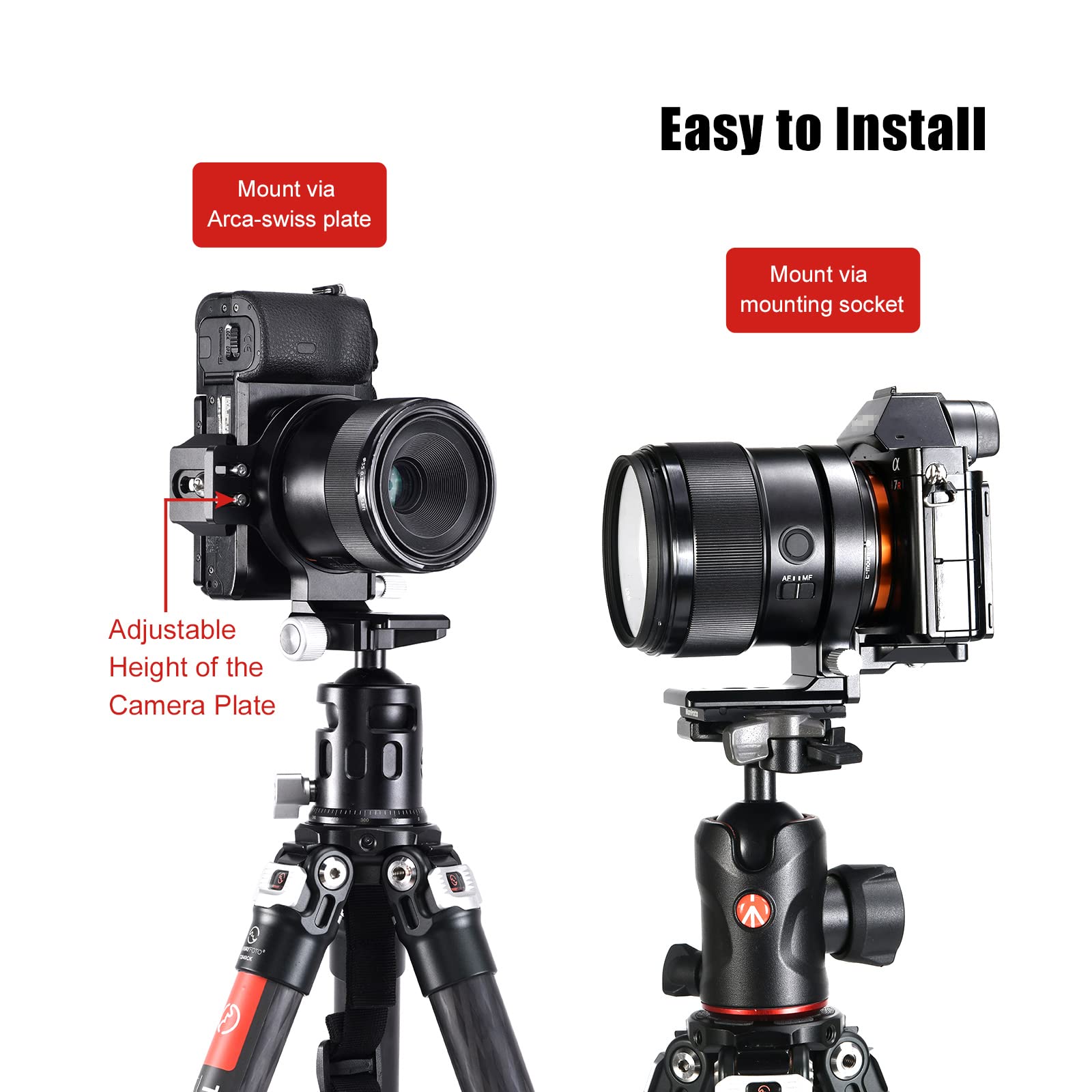 Amazon.co.jp: SUNWAYFOTO LS-63 回転カラー a7rv a7riv a7m4 a6500